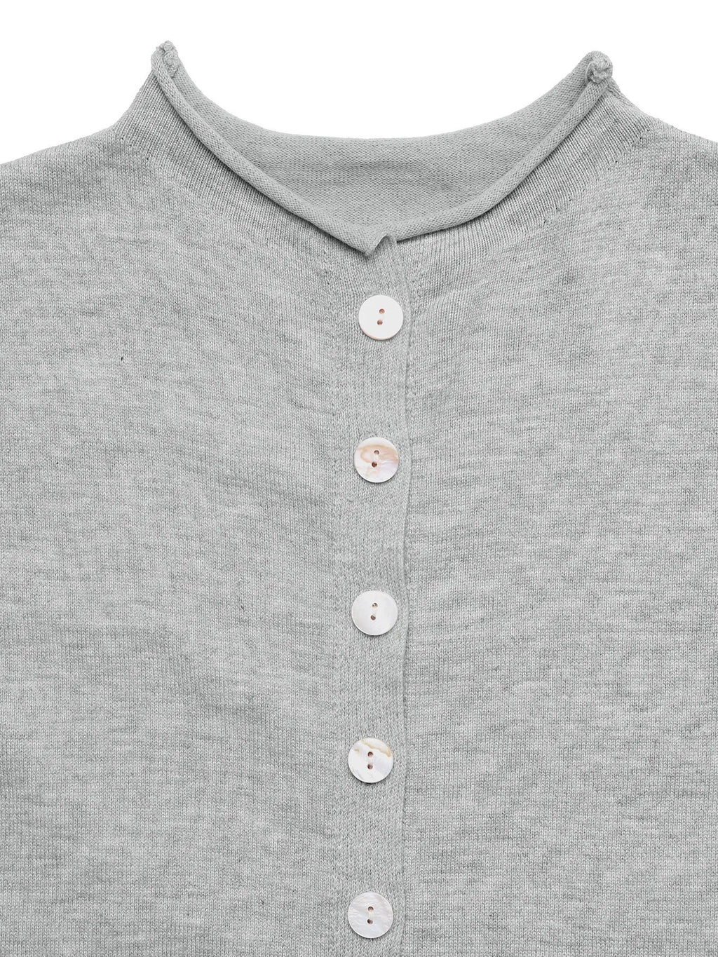 Button-Front Long Sleeve Cardigan