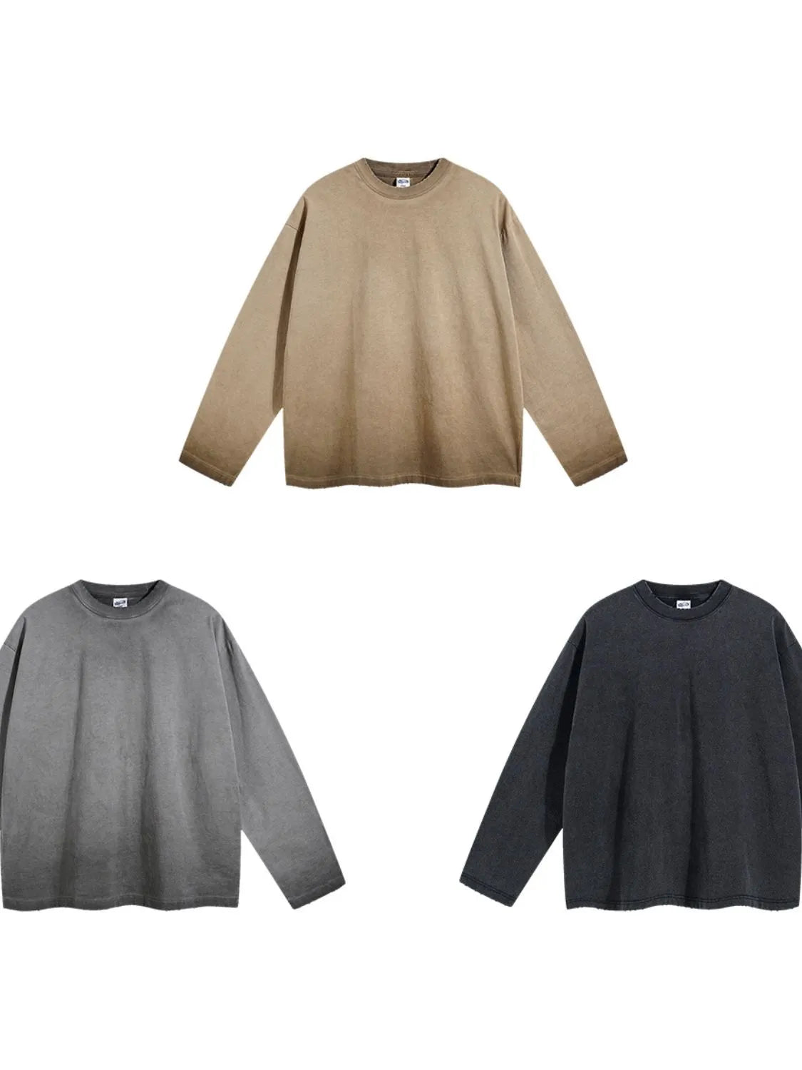 Men's Round Neck Long Sleeve T-Shirt