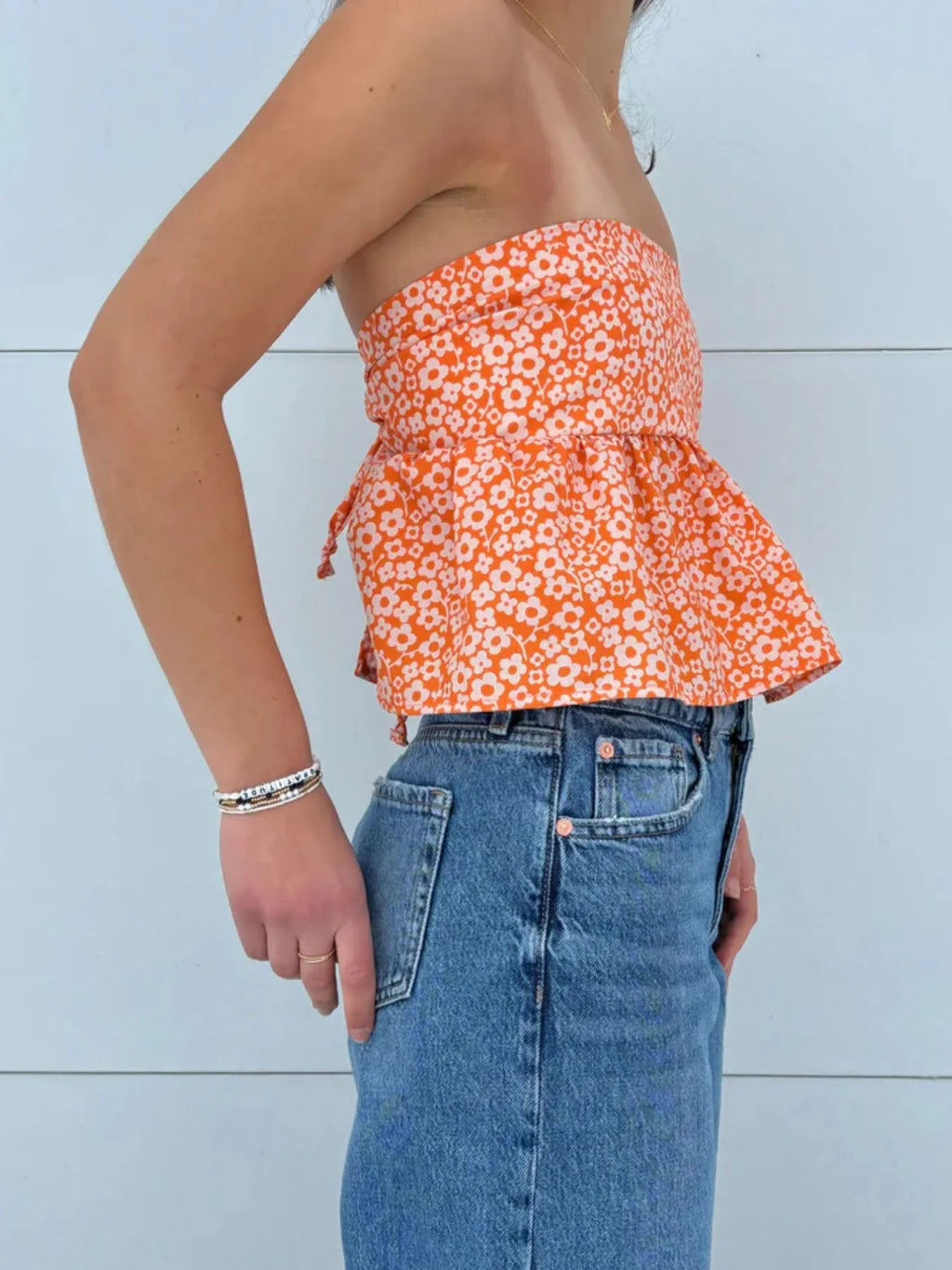 Tie Back Tube Top