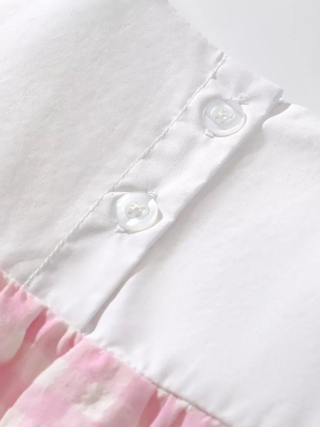 Children's Gingham Goose Sleeveless Dress