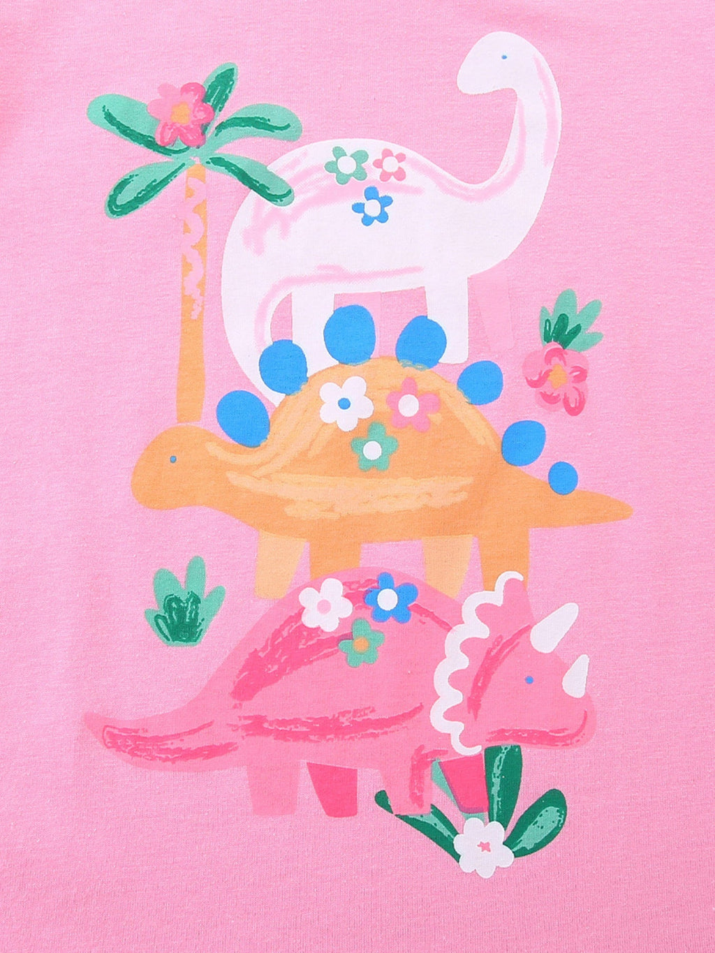 Children's Dinosaur Print Short Sleeve T-Shirt