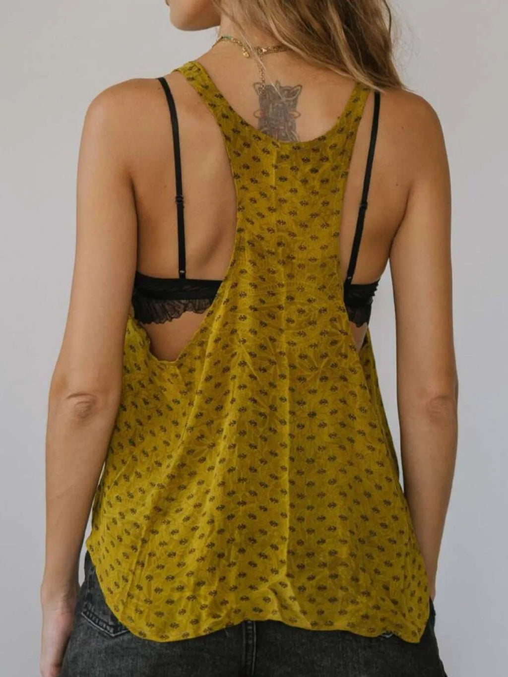 Printed Scoop Neck Tank
