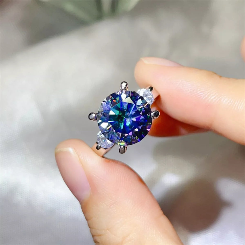 5 Carat Moissanite 925 Sterling Silver Ring
