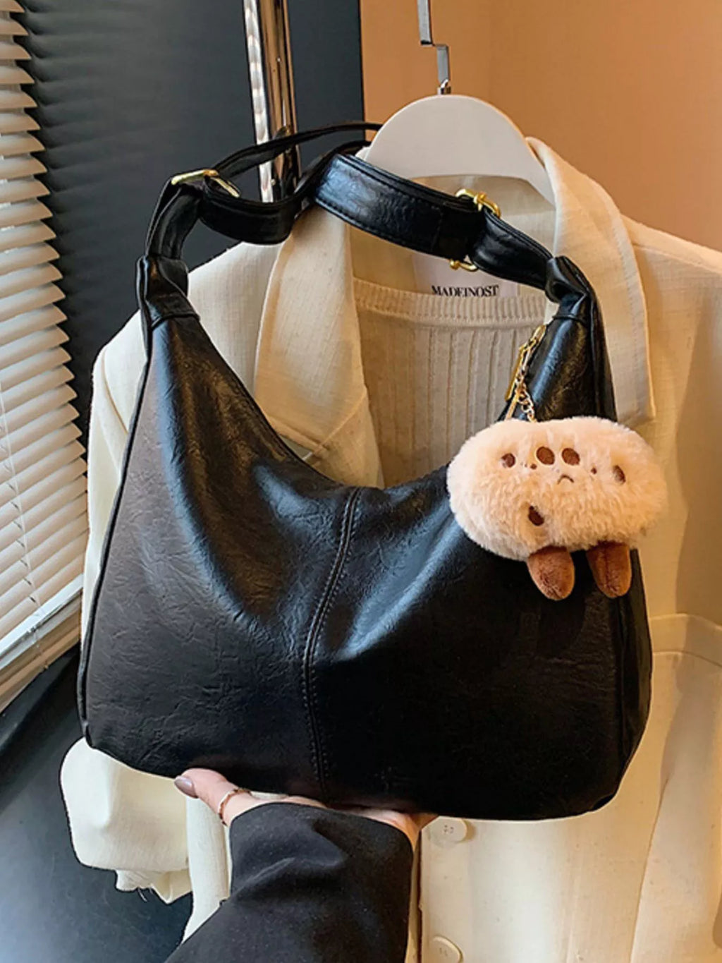 PU Leather Shoulder Bag