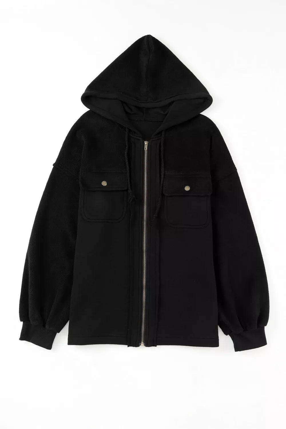Casual Zip Up Jacket with Pockets