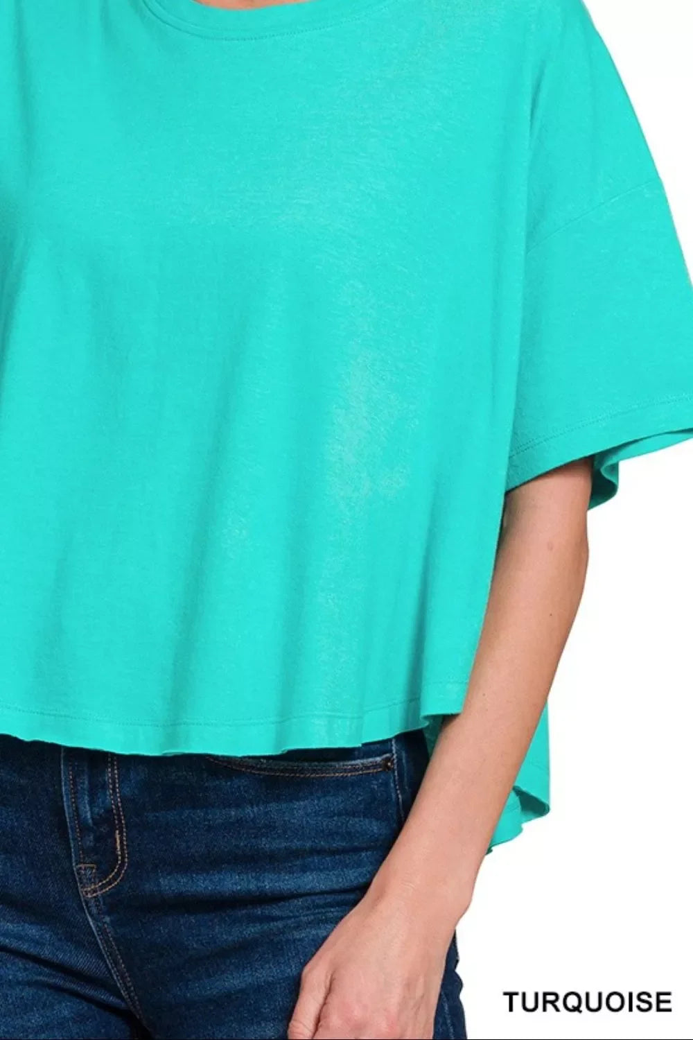 Zenana Cotton Round Neck Short Sleeve T-Shirt