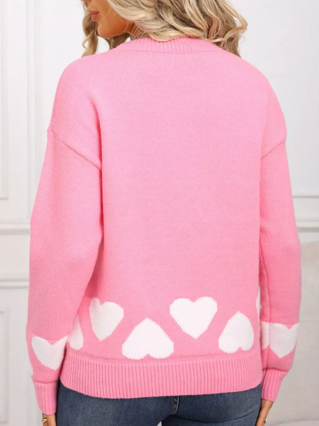 Valentine's Day Heart Crew Neck Sweater
