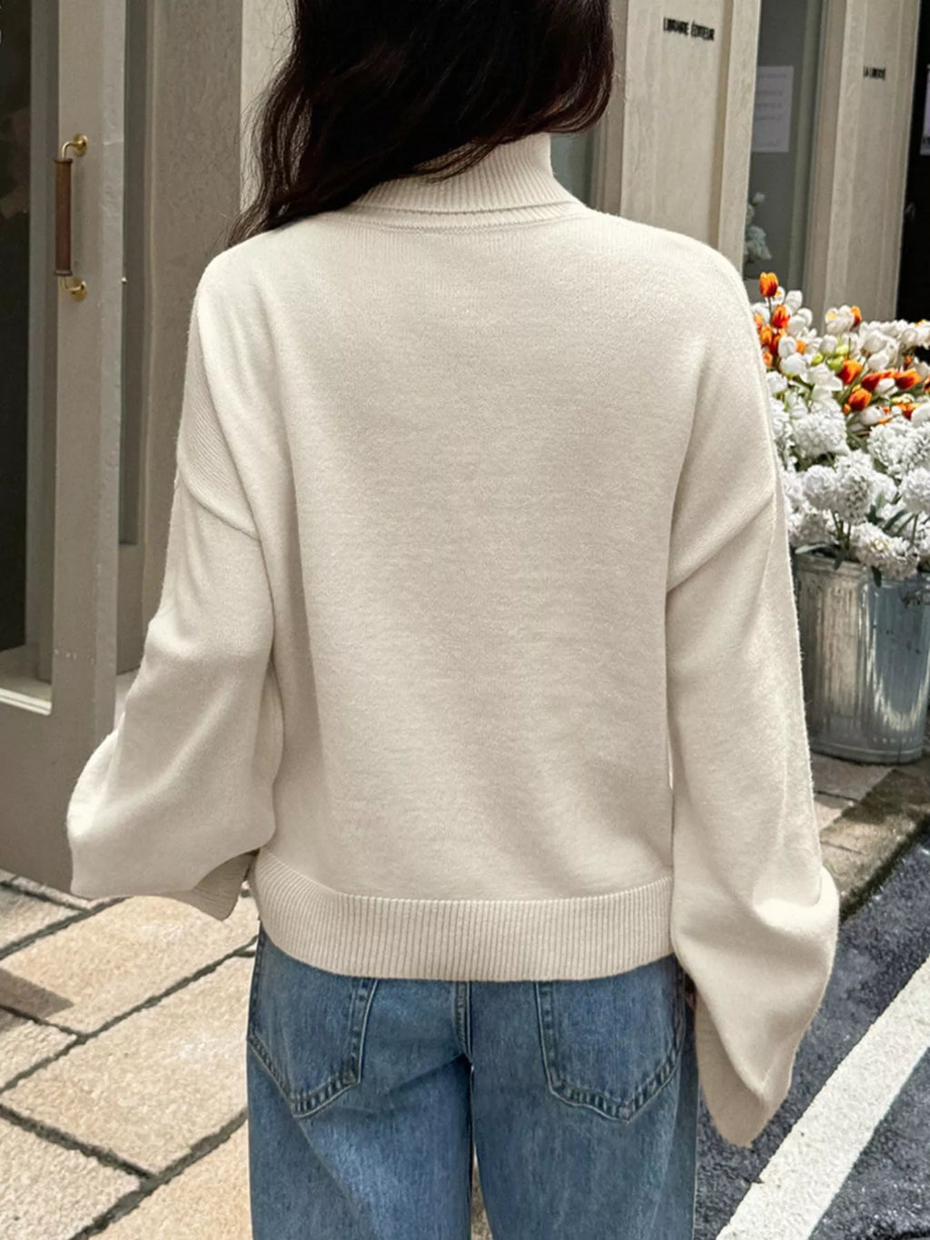 Turtleneck Long Sleeve Sweater