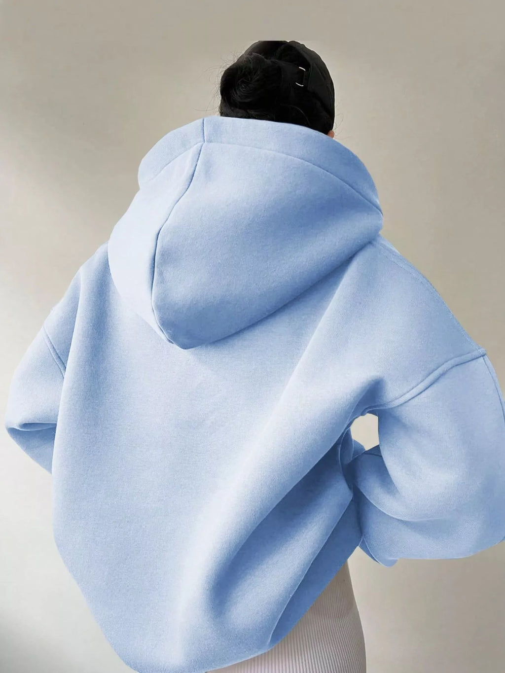 Dropped Shoulder Long Sleeve Sweatshirt