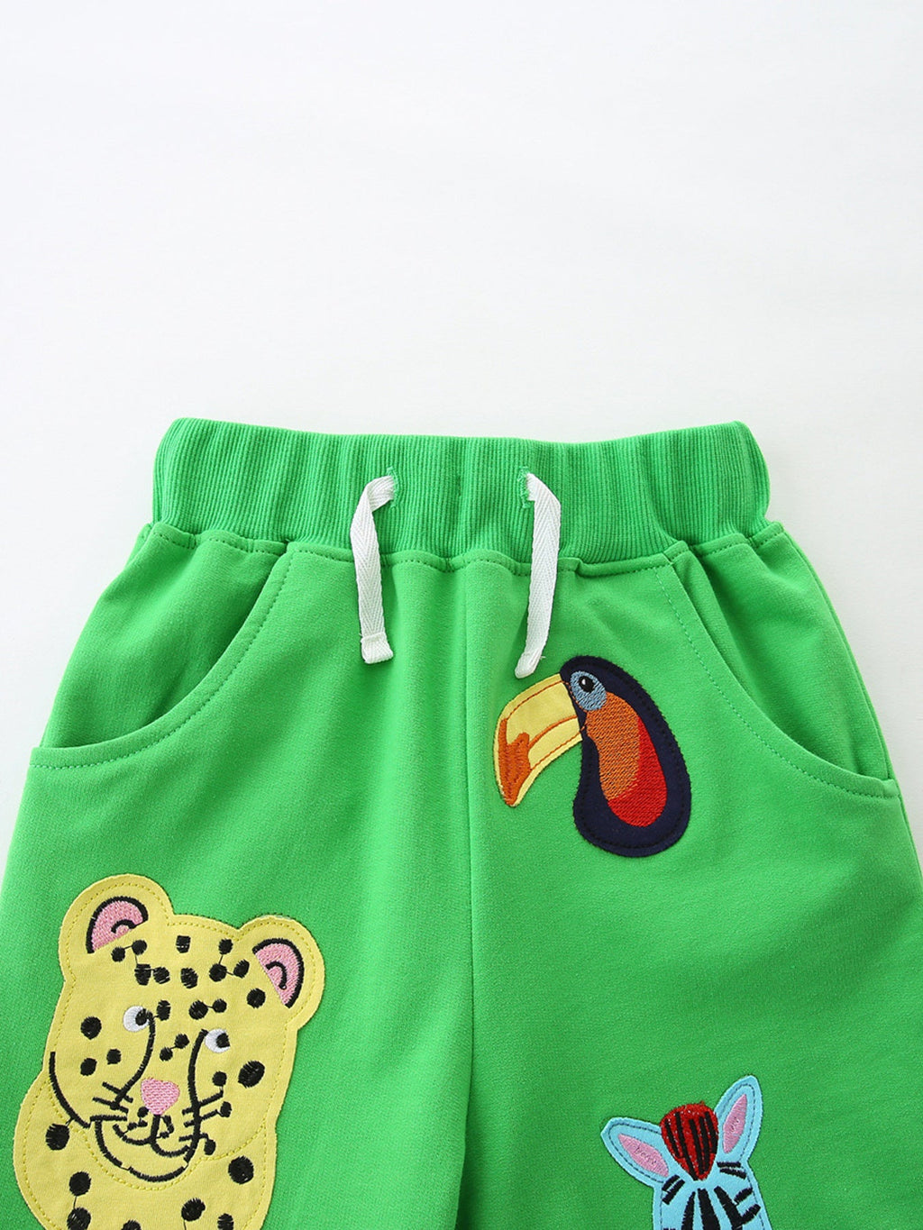 Children's Animal Print Short Sleeve Tee and Shorts Set