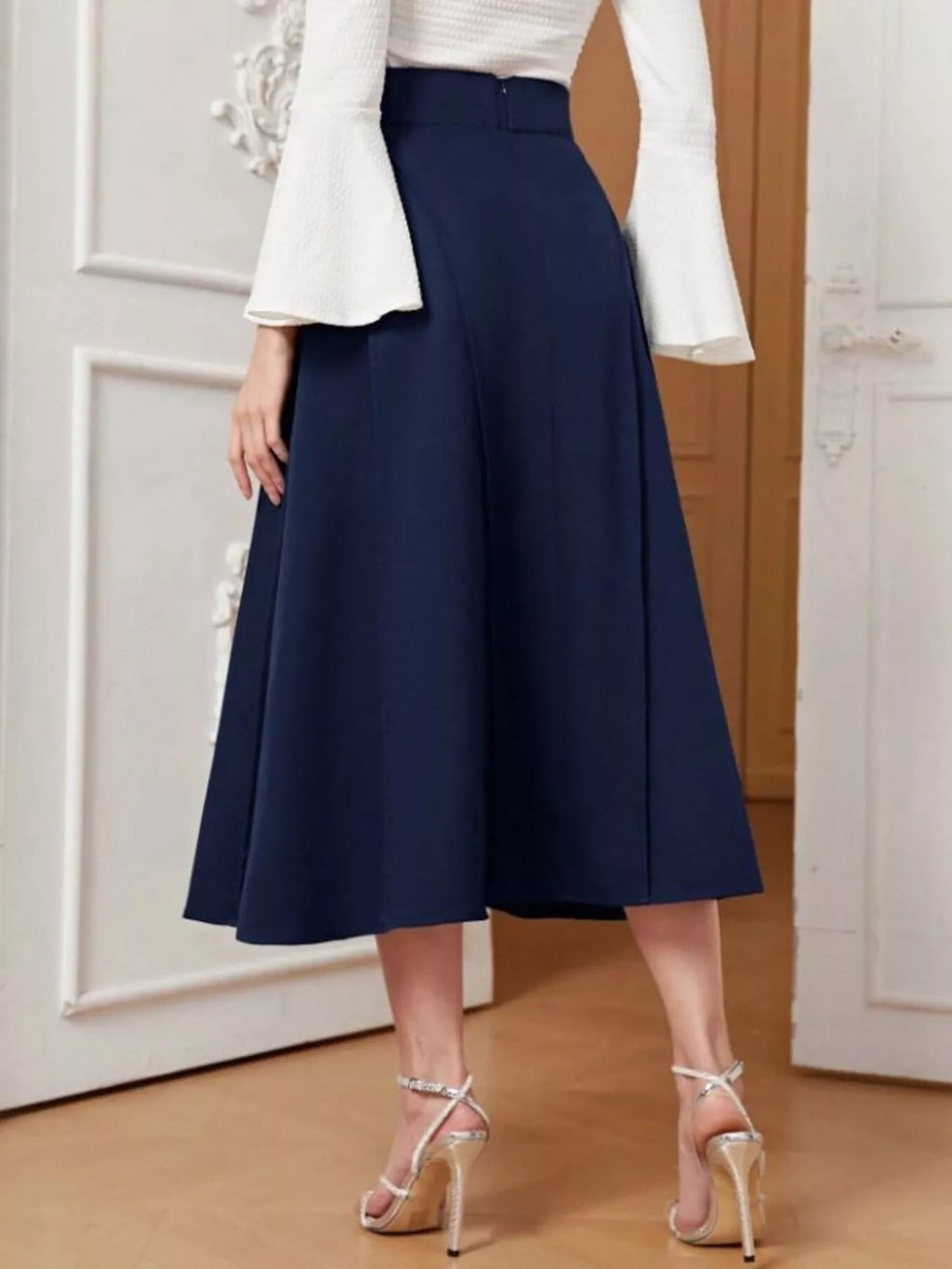 A-Line Midi Skirt