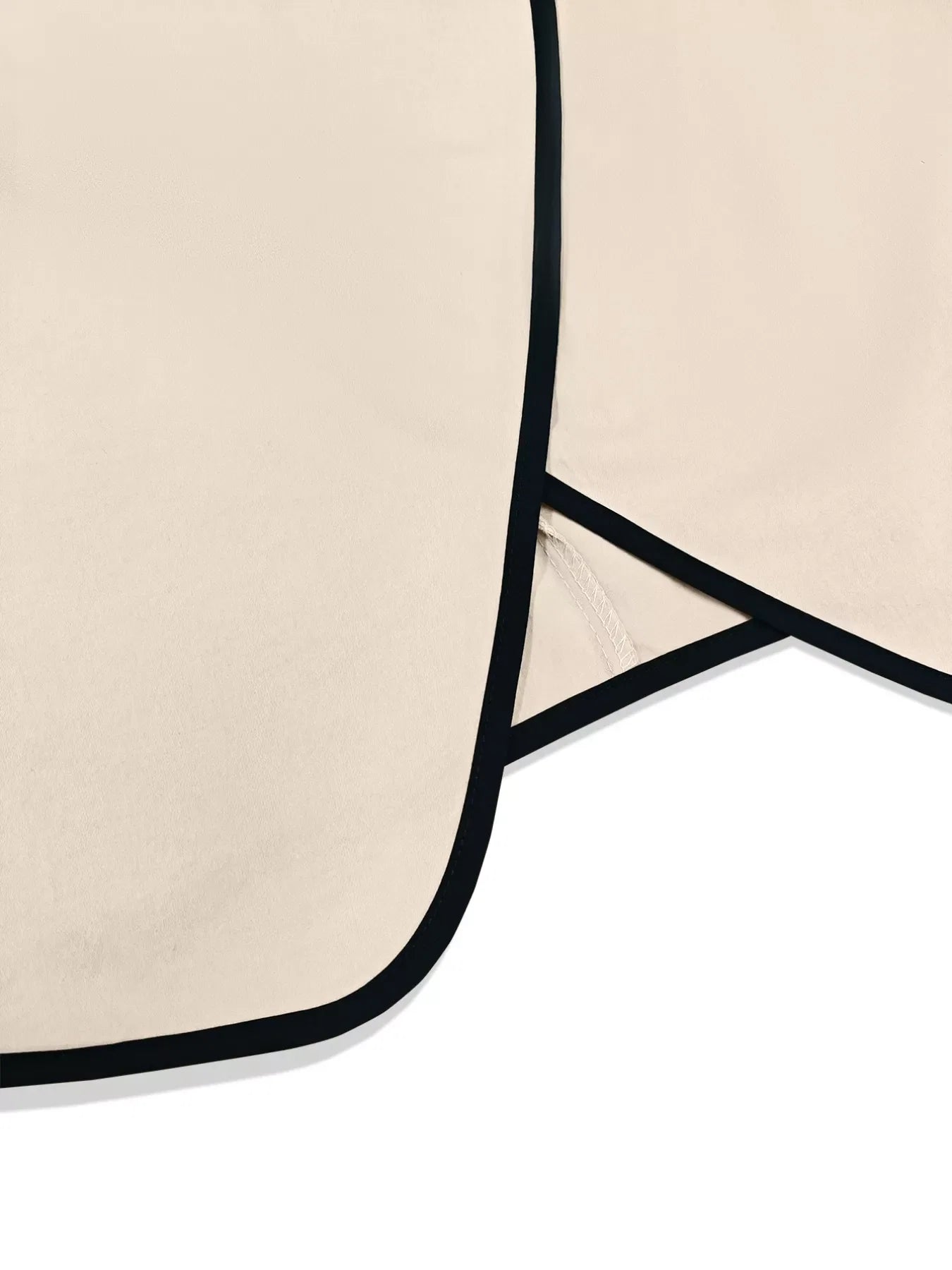 Contrast Trim Top and Wide Leg Pants Set