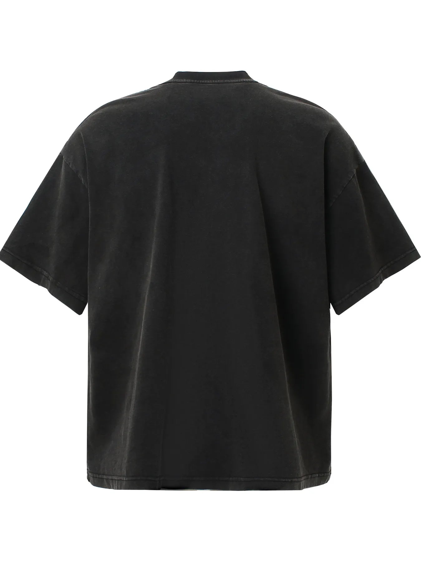Men's Washed Anime Graphic Oversized T-Shirt
