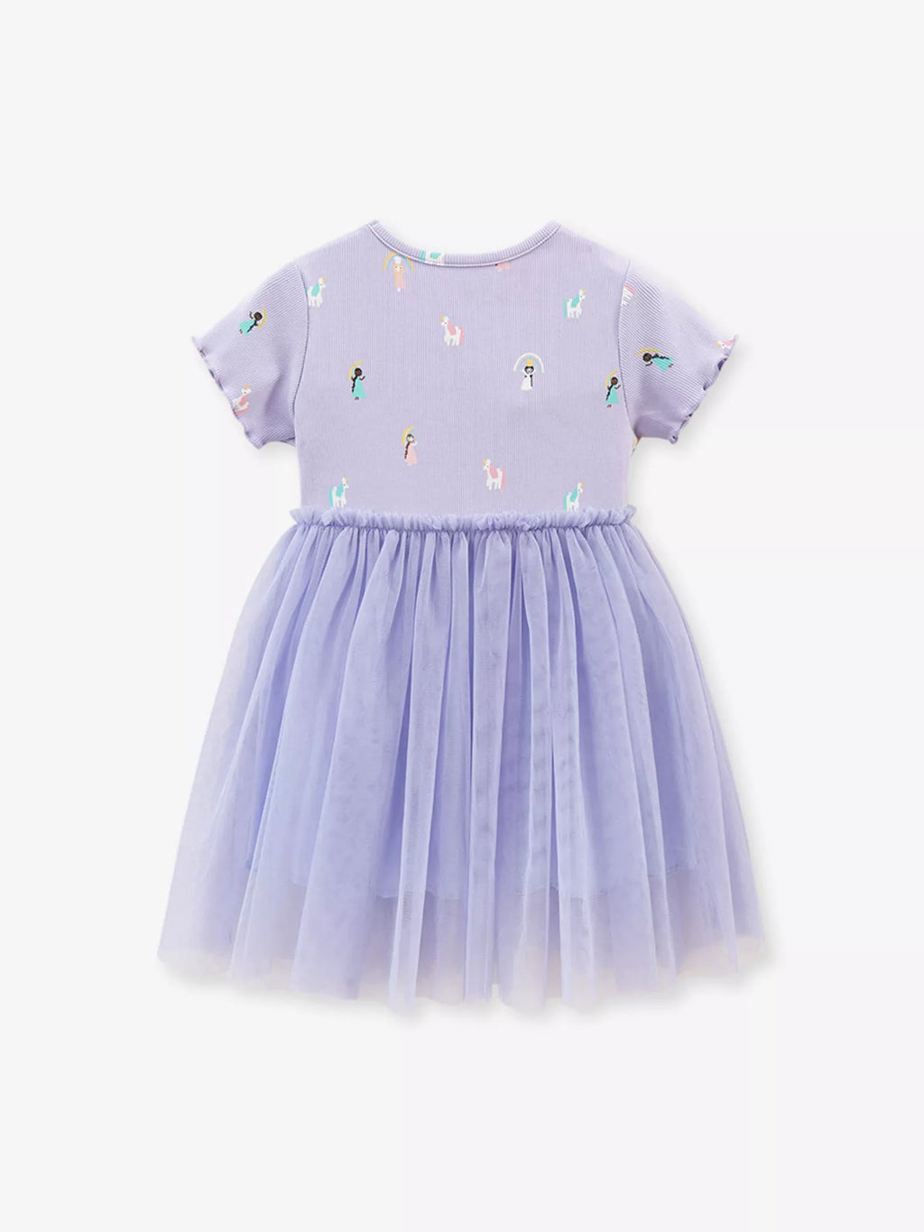 Children's Short Sleeve Tulle Dress
