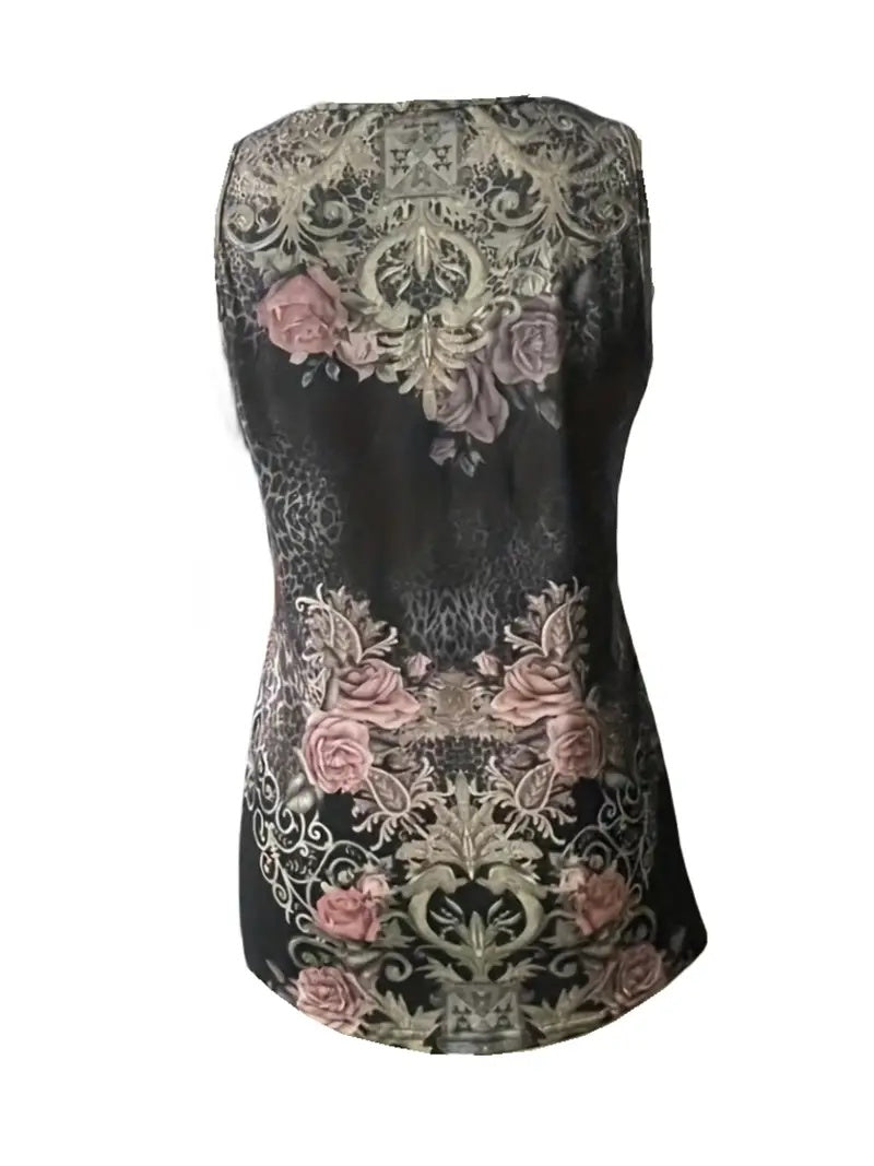 Floral Tank Top Women