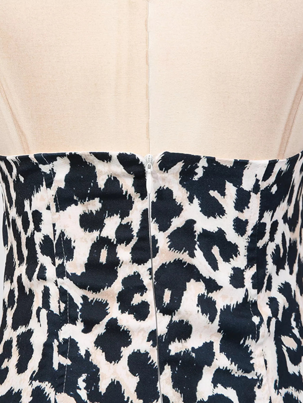 Leopard Print Halter Neck Mini Dress