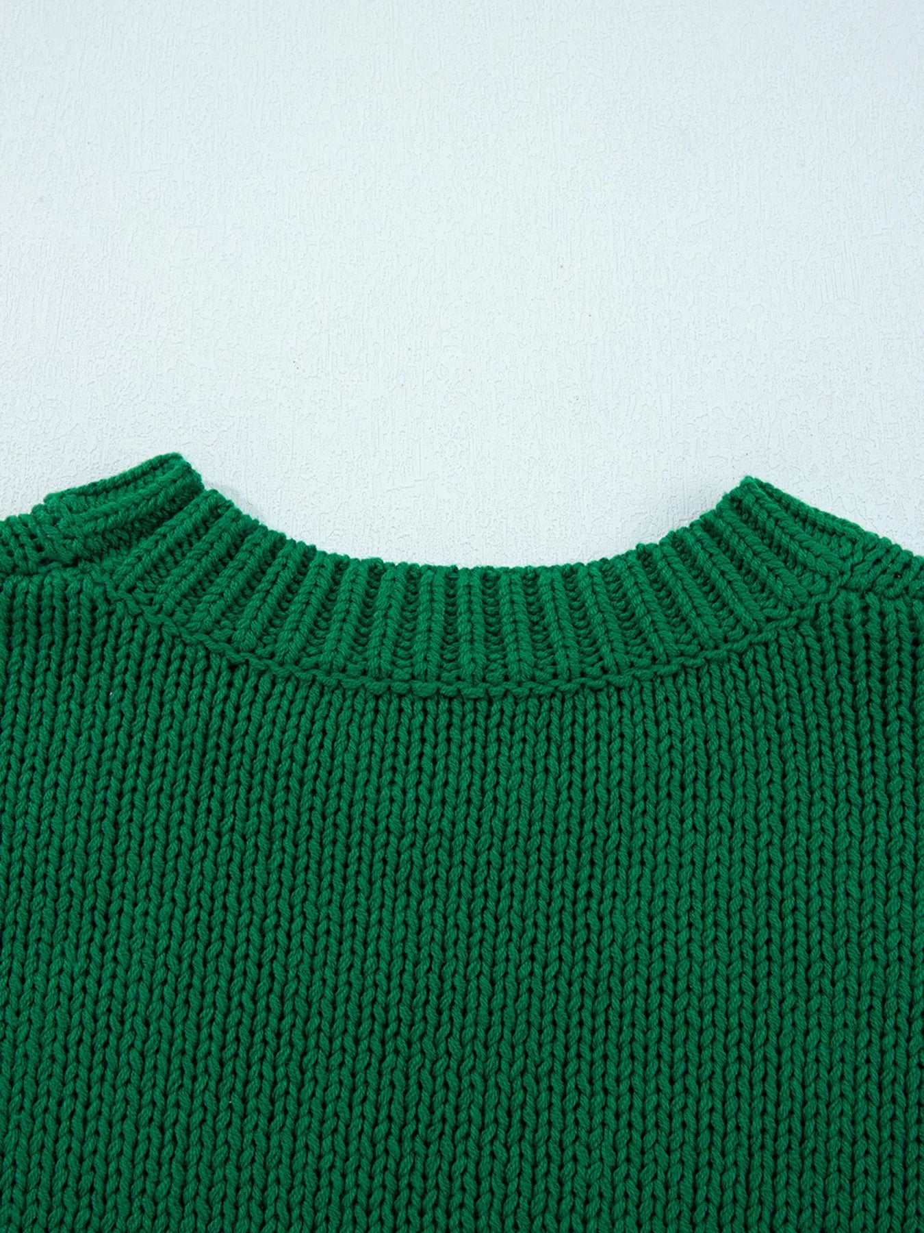 Plaid Bow Graphic Christmas Sweater