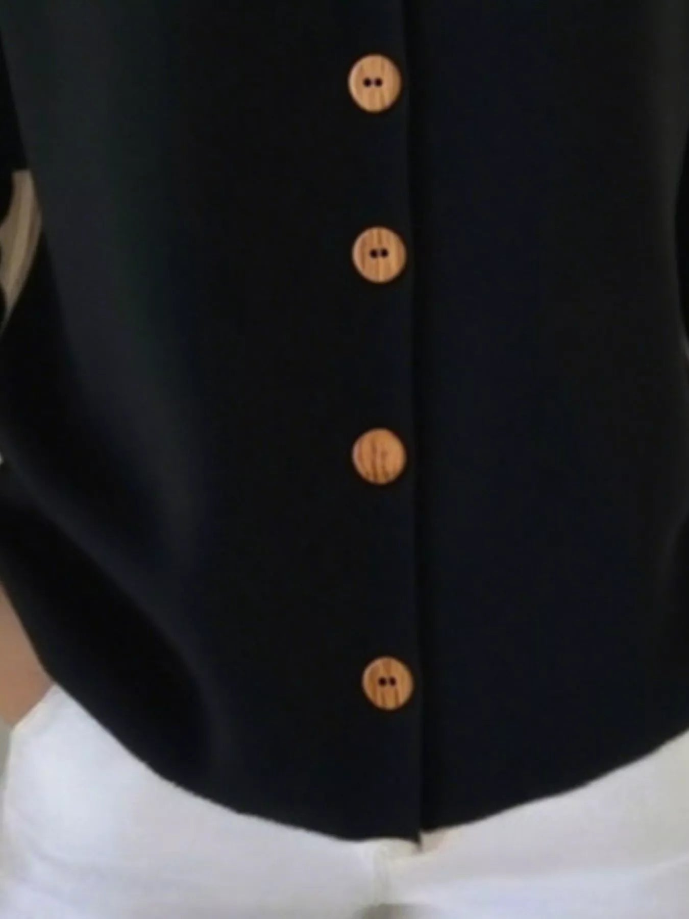 Full Size Button Up Long Sleeve Cardigan Plus Size