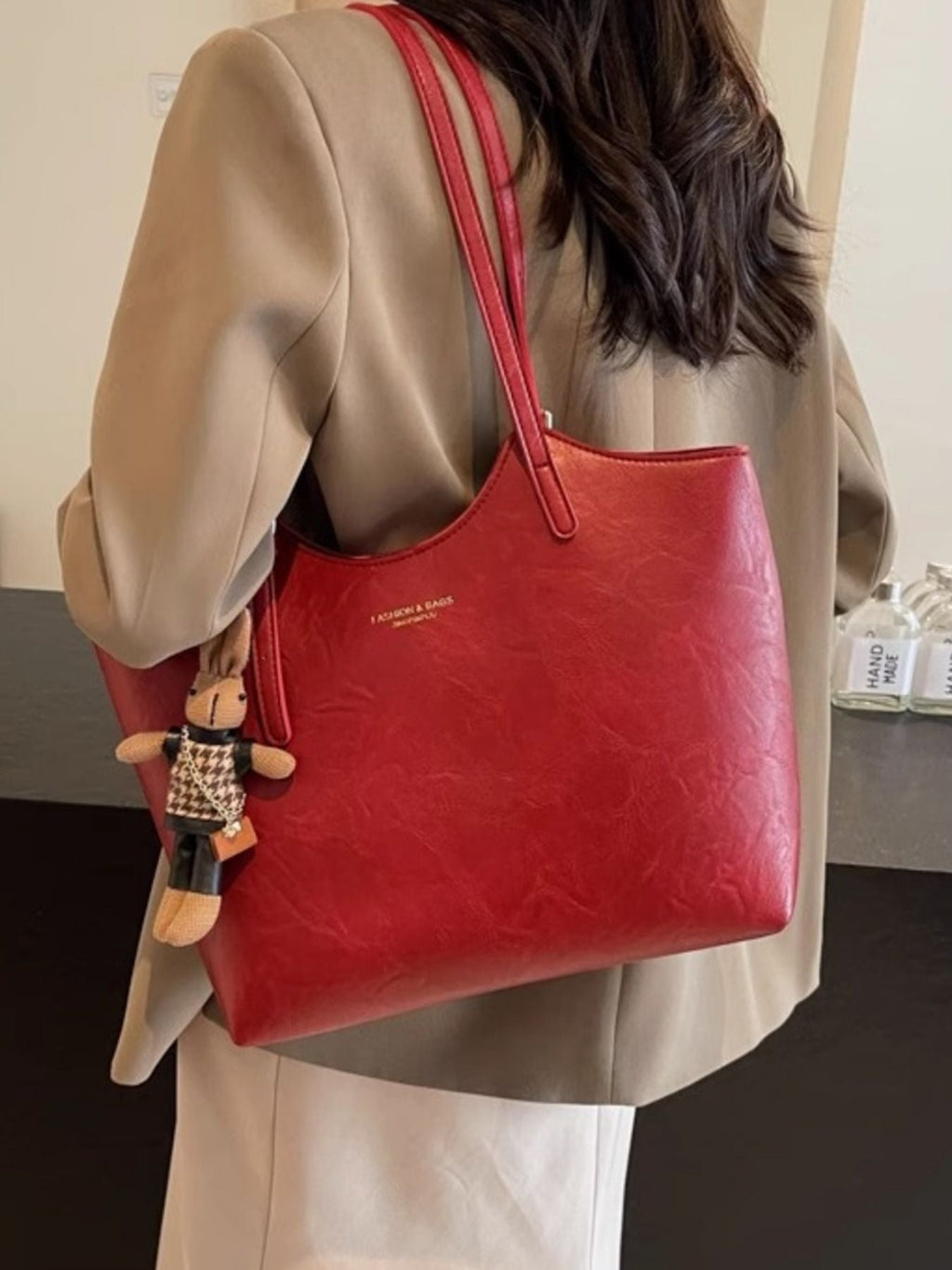 PU Leather Shoulder Bag