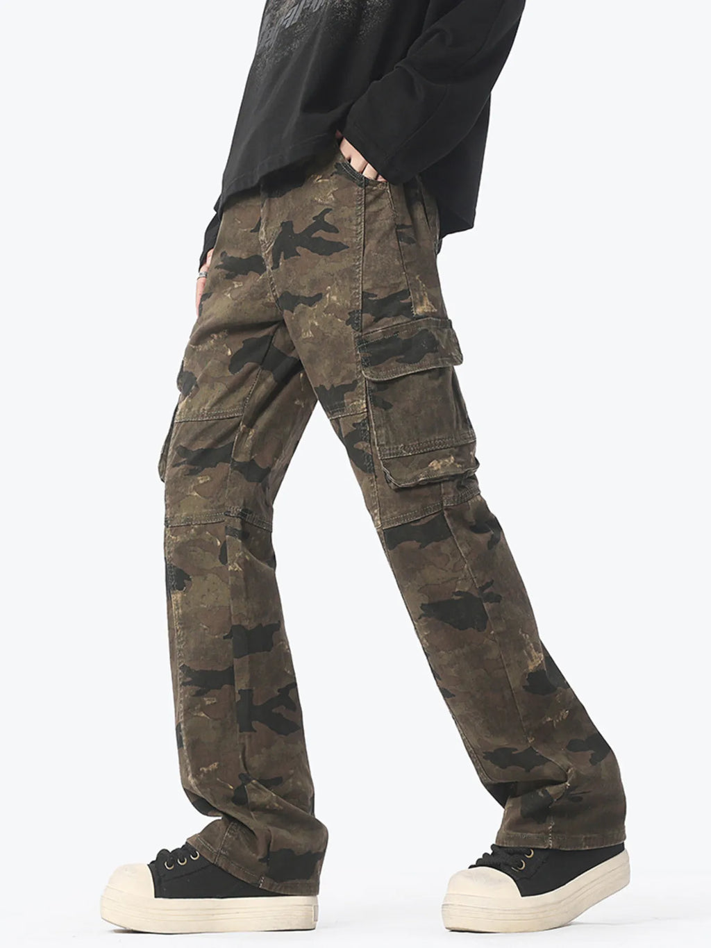 Men's Camouflage Cargo Jeans