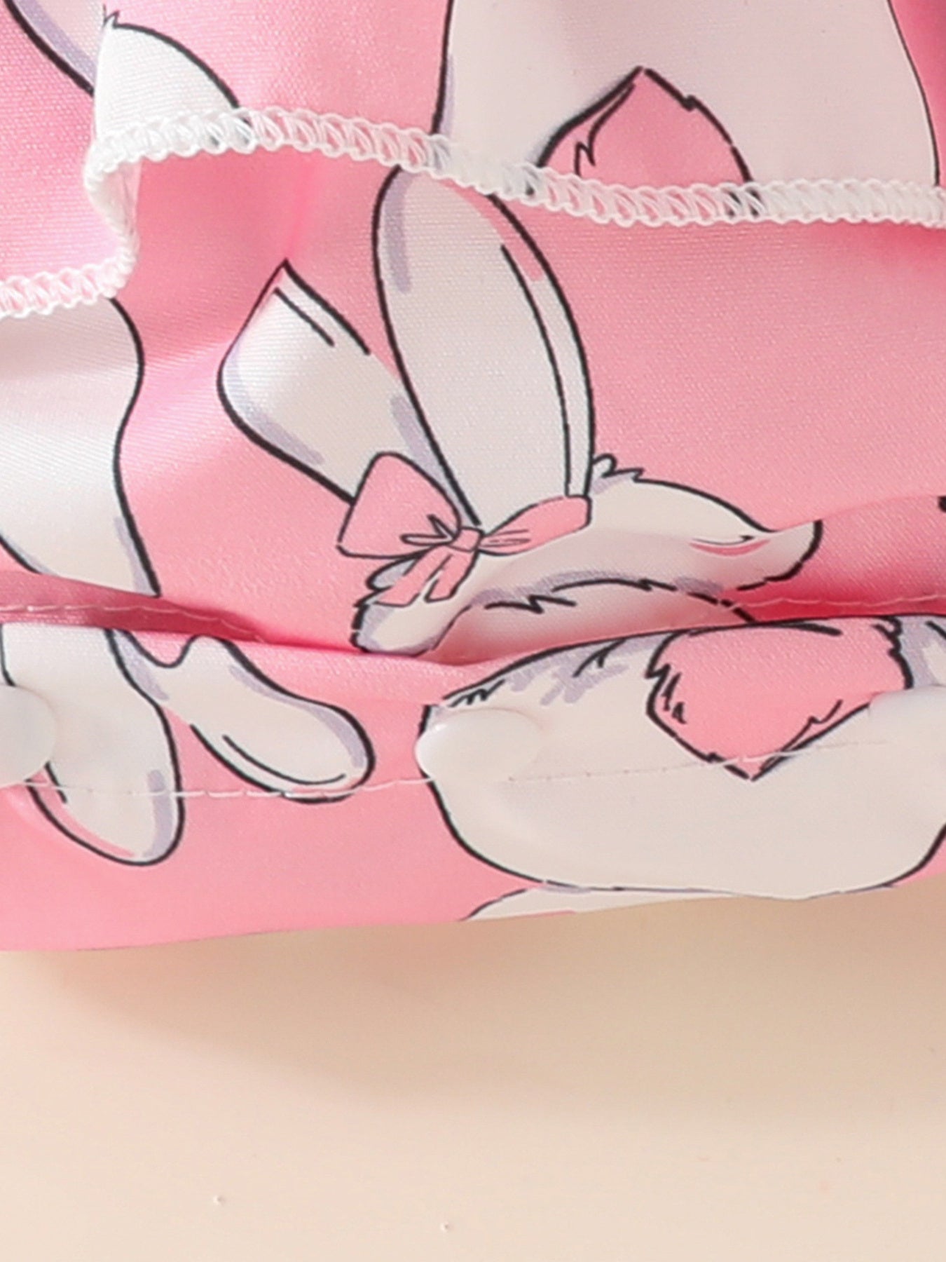 Children's Bunny Print Smocked Dress & Headband Set
