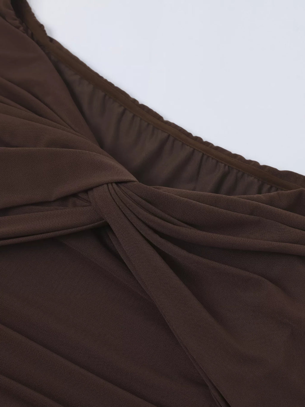 Off-Shoulder Ruched Maxi Dress