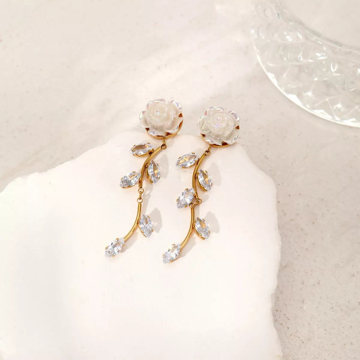 Flower Drop Earrings