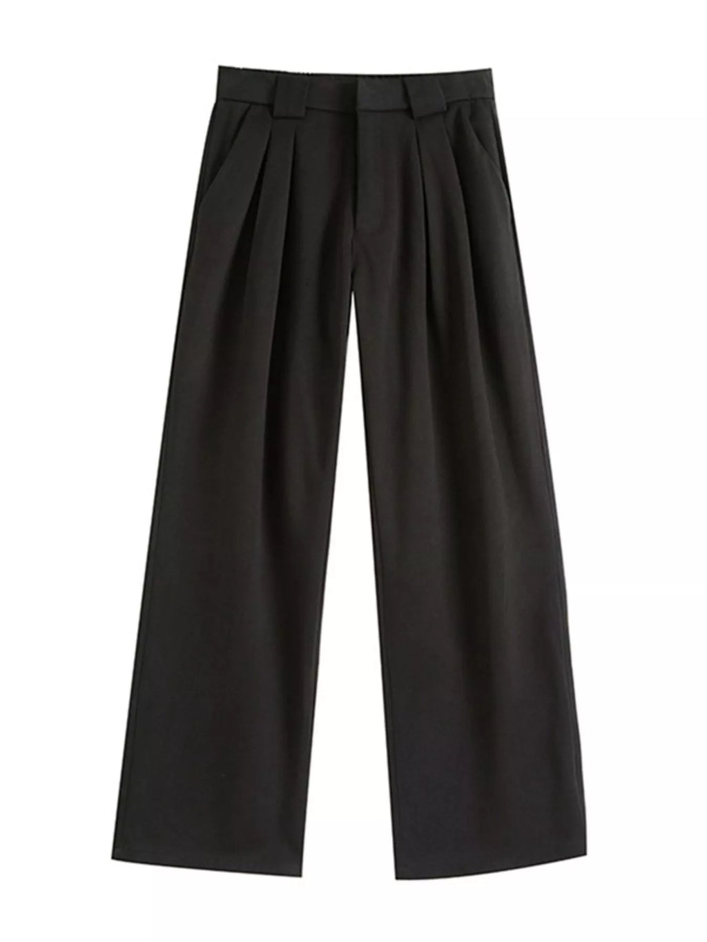 Men's Full Size Wide Leg Pleated Dress Pants Plus Size