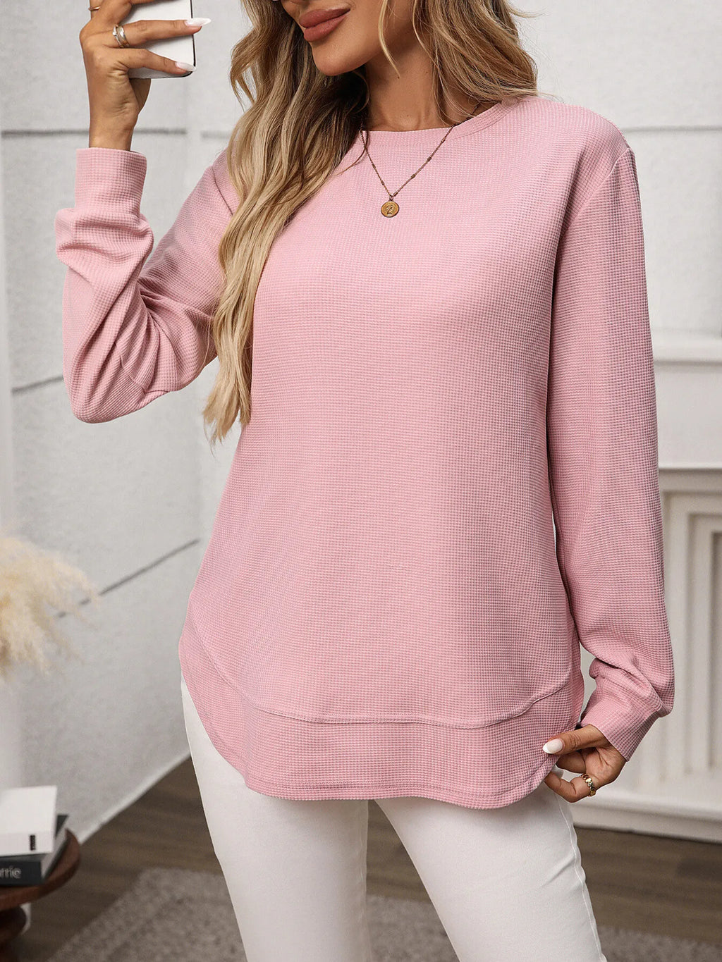 Long Sleeve Round Neck T-Shirt