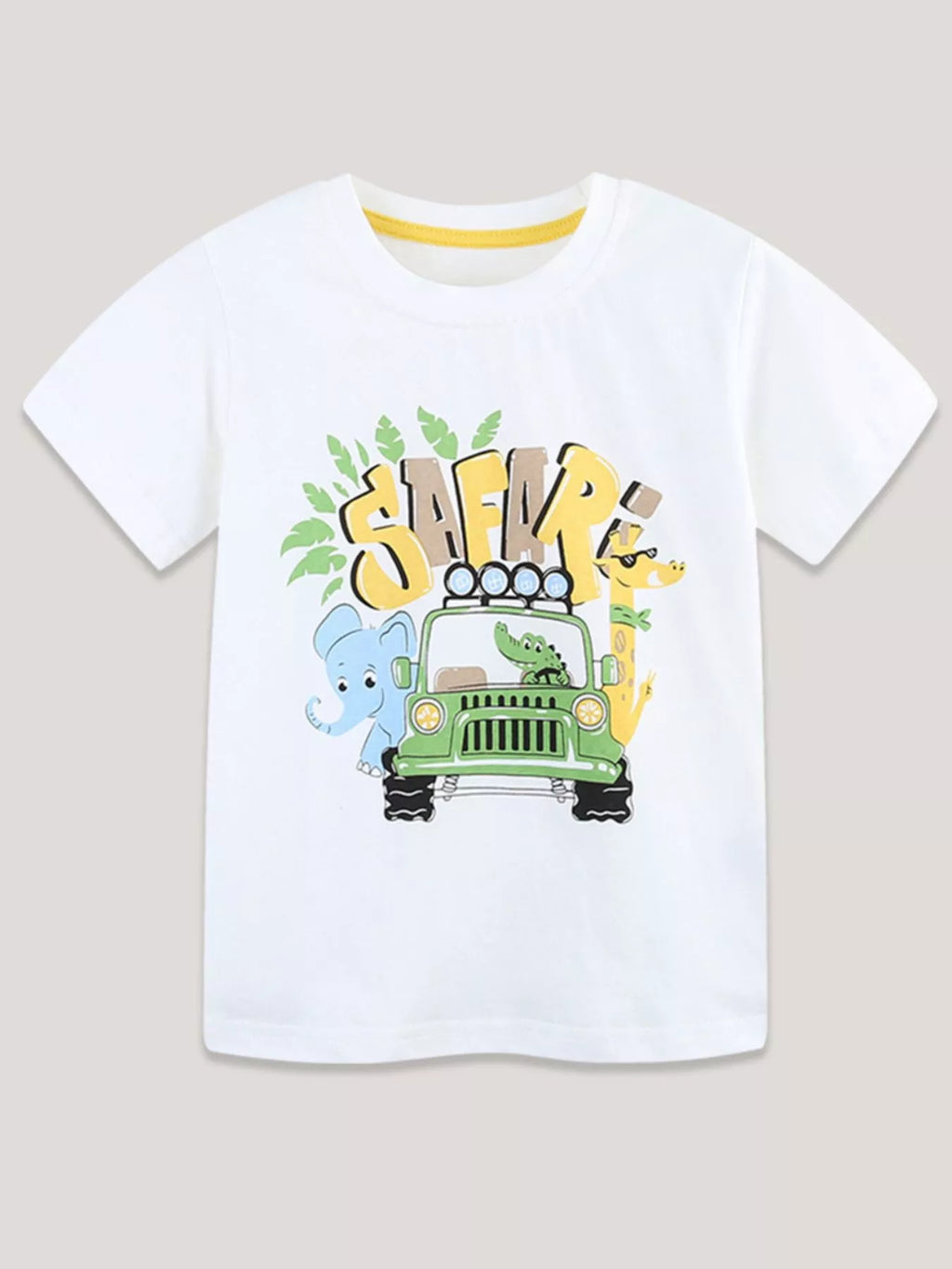 Children's Animal Graphic Round Neck Tee