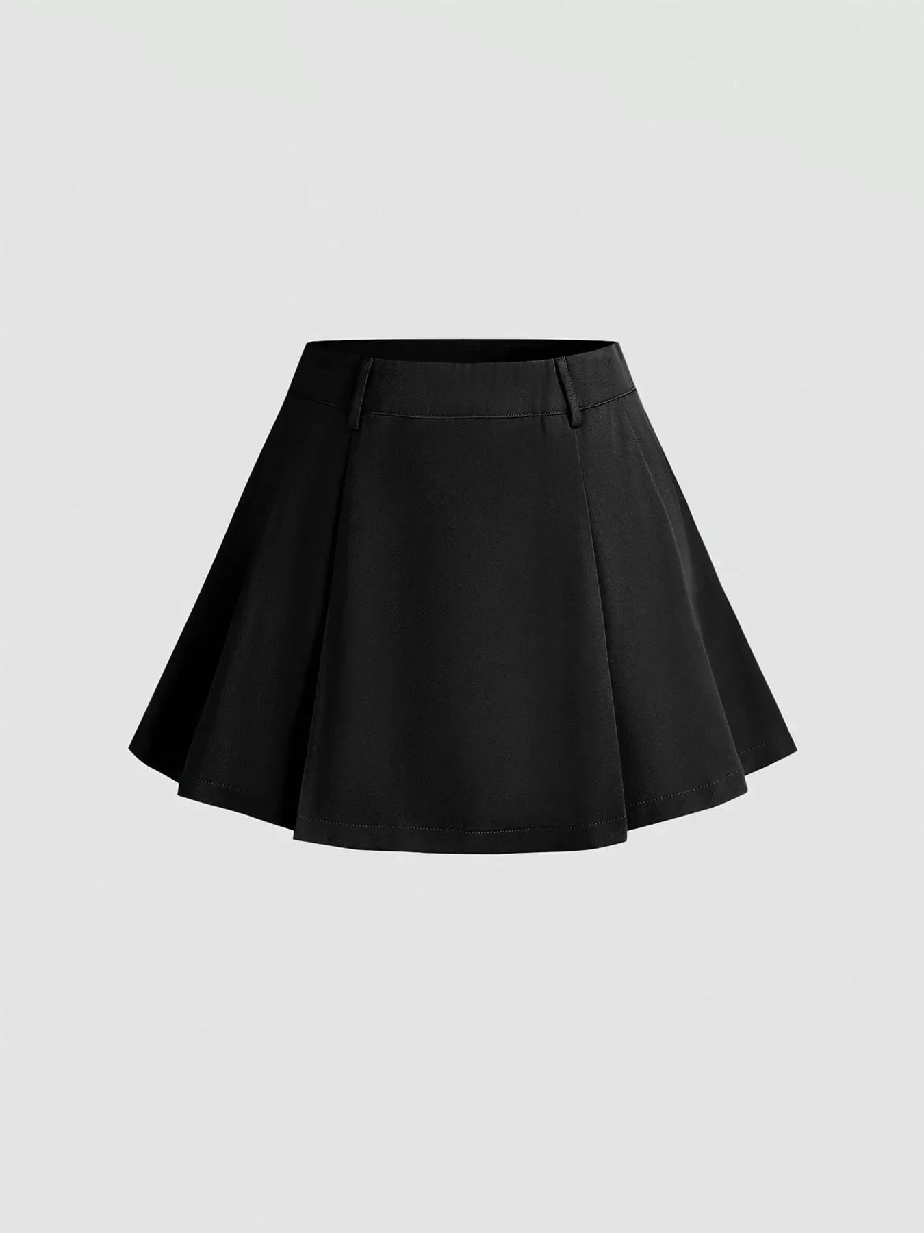 Pleated Mini Skirt