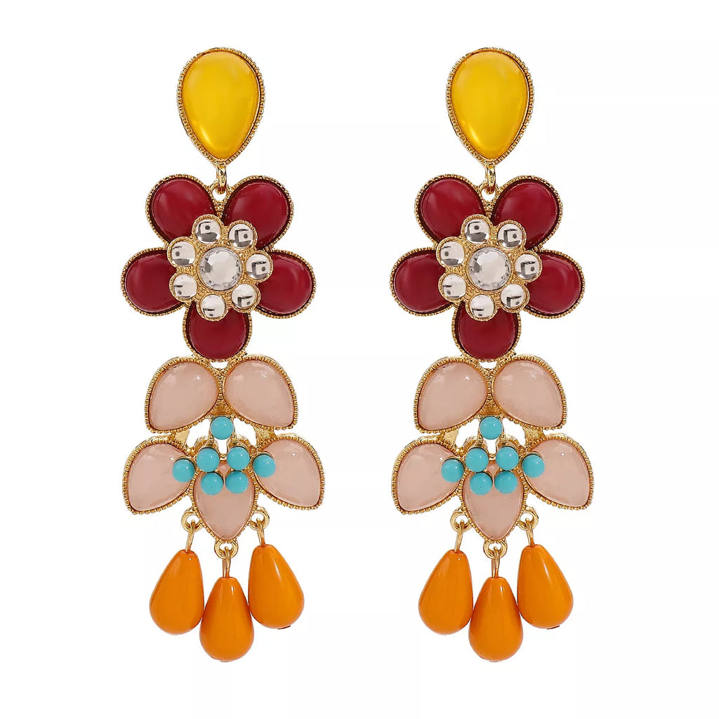 Flower Dangle Earrings
