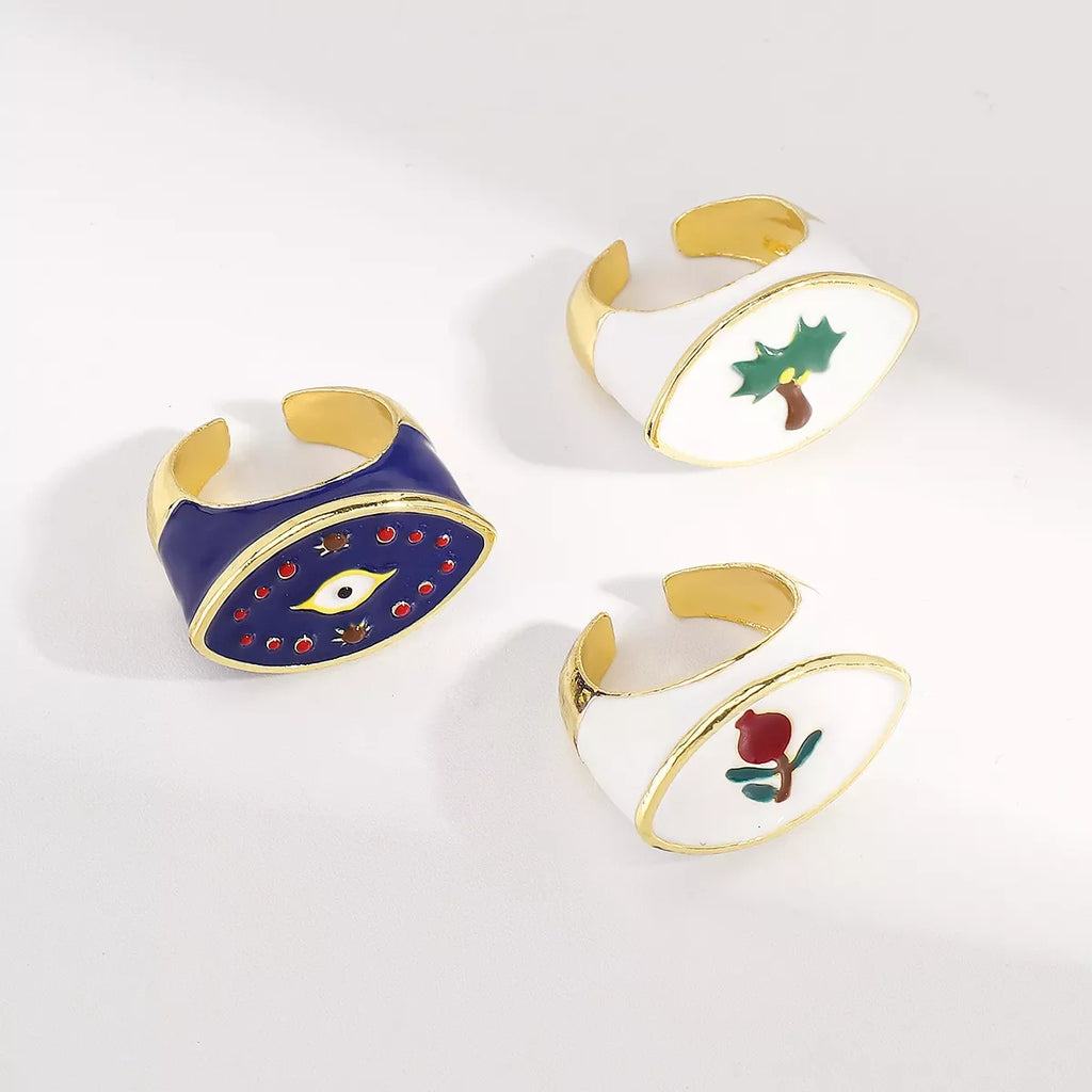 18K Gold-Plated Open Ring