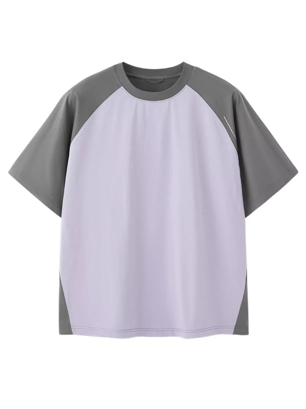 Men's Two-Tone Raglan Sleeve Casual T-Shirt