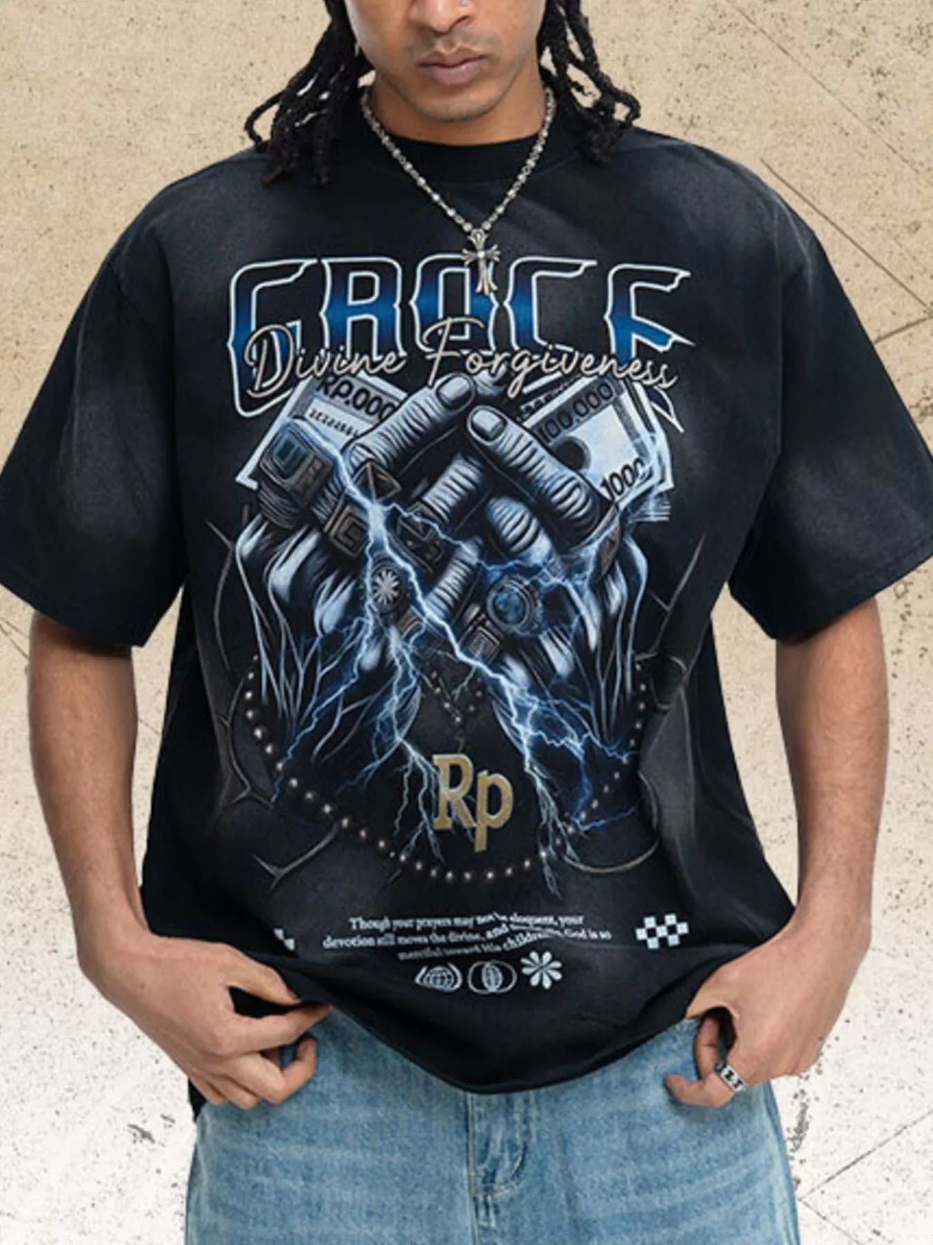 Men's Grace Divine Forgiveness Graphic T-Shirt