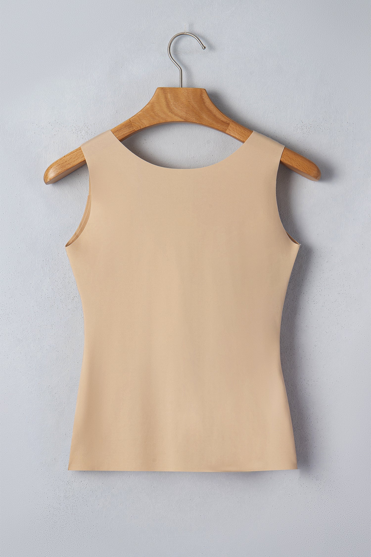 Solid Wide Strap Athleisure Tank Top