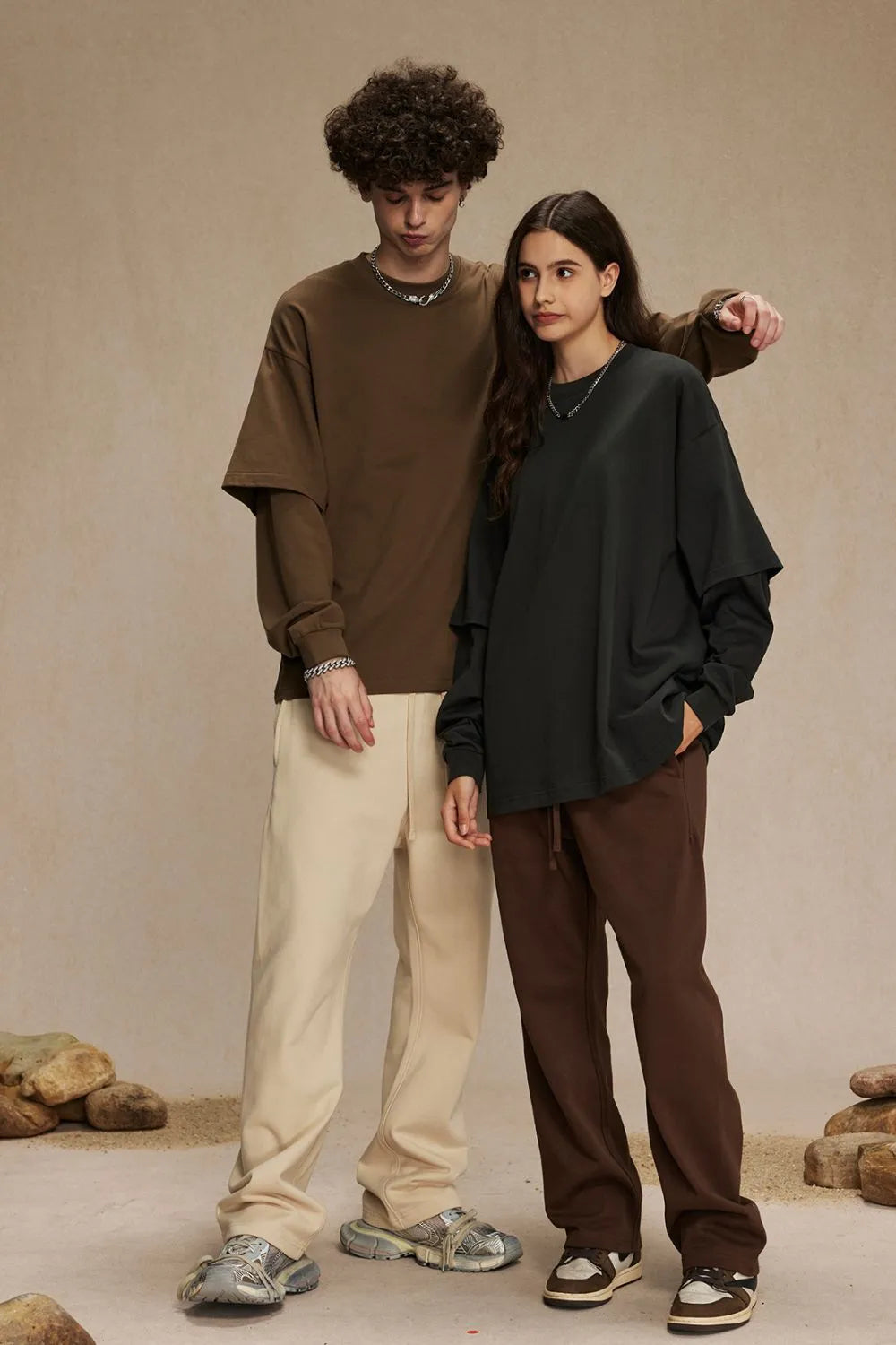 Men's Round Neck Long Sleeve T-Shirt