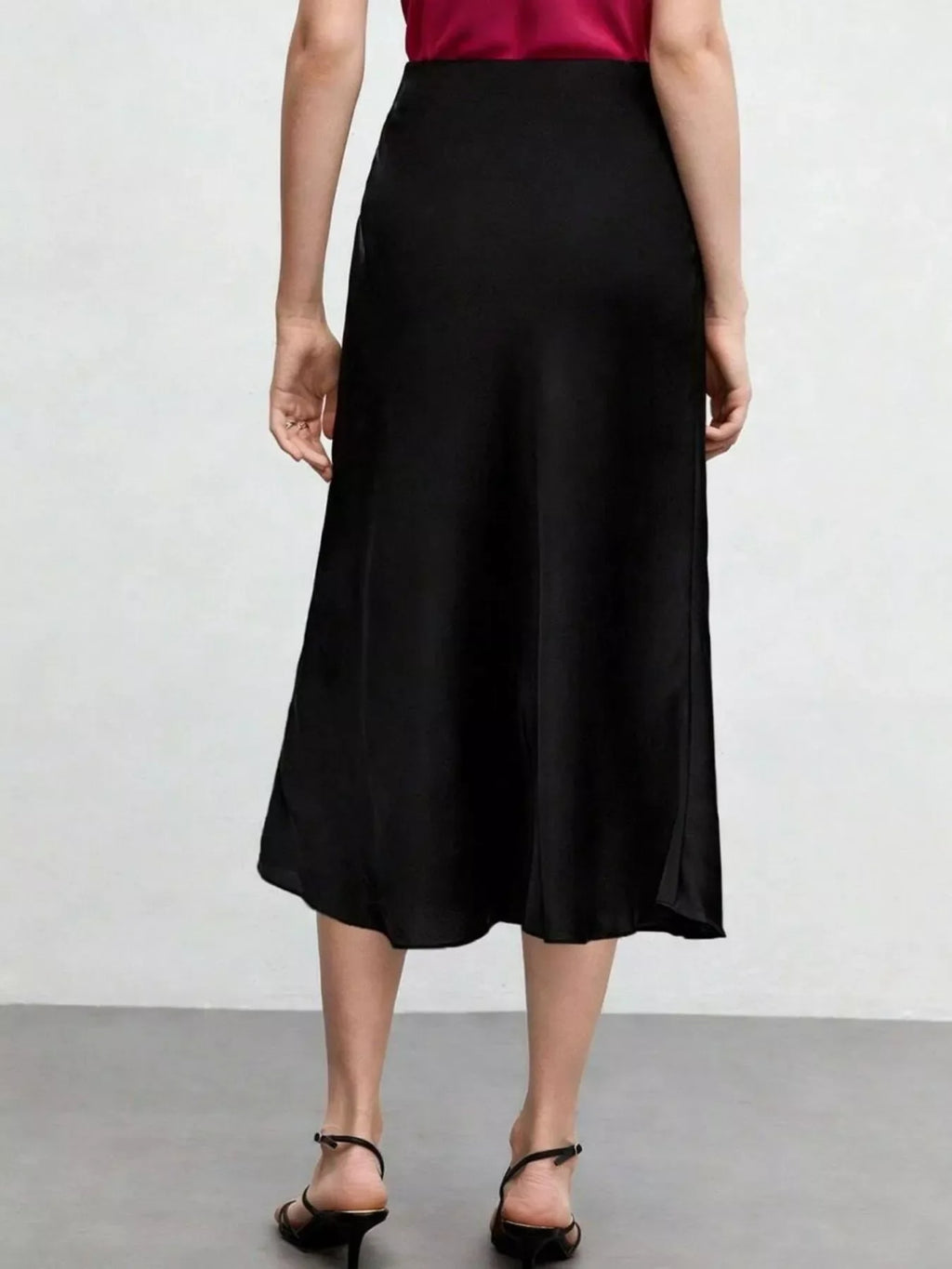 High Waist Midi Skirt