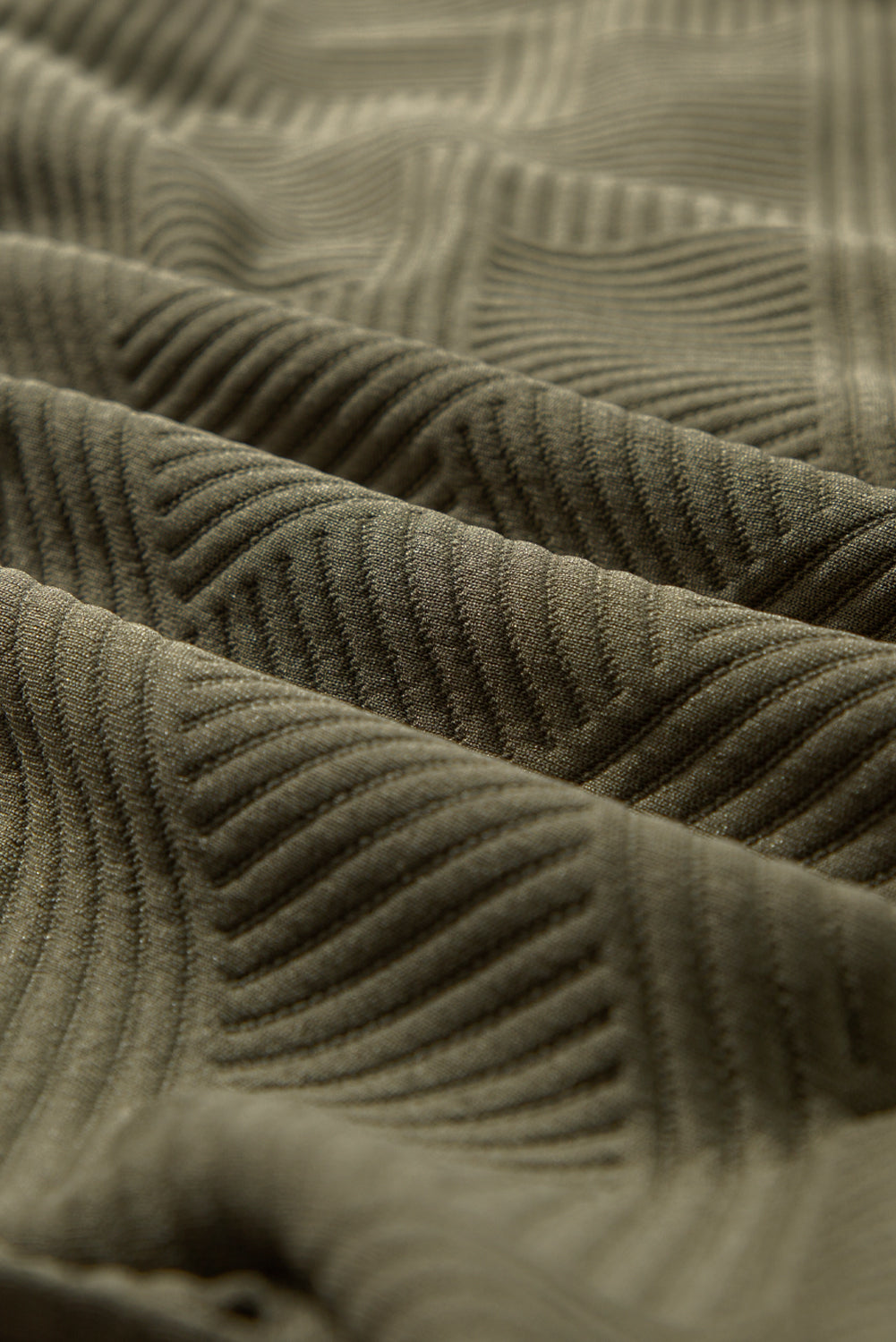 Solid Flap Pocket Shirt Collar Zip Up Jacket