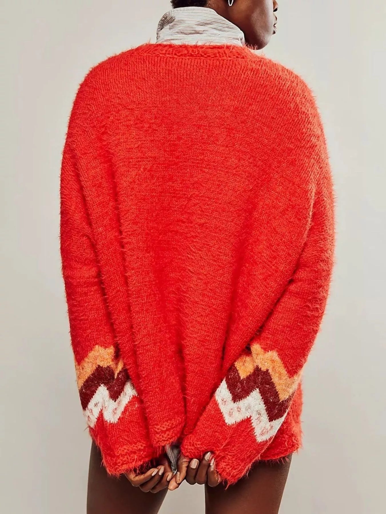 Fruit Round Neck Long Sleeve Sweater
