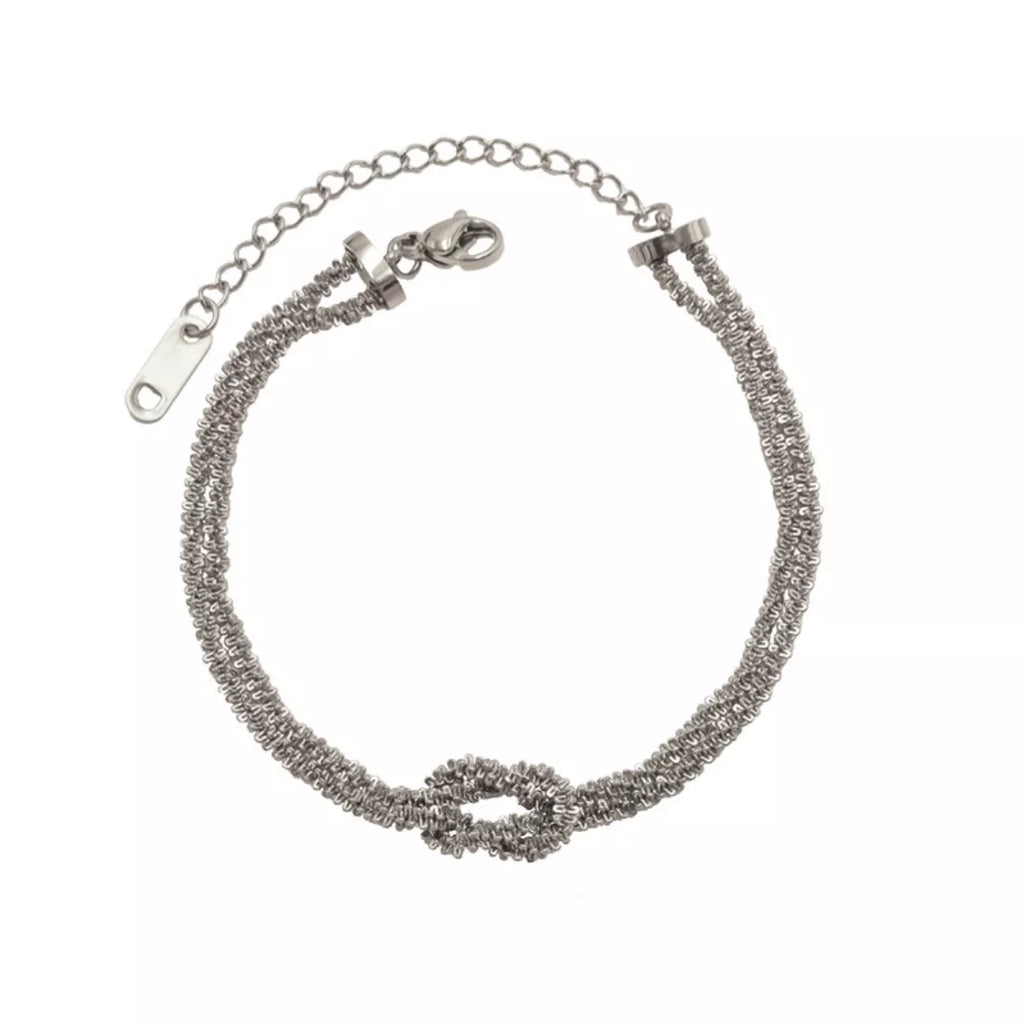 Stainless Steel Twisted Chain Bracelet