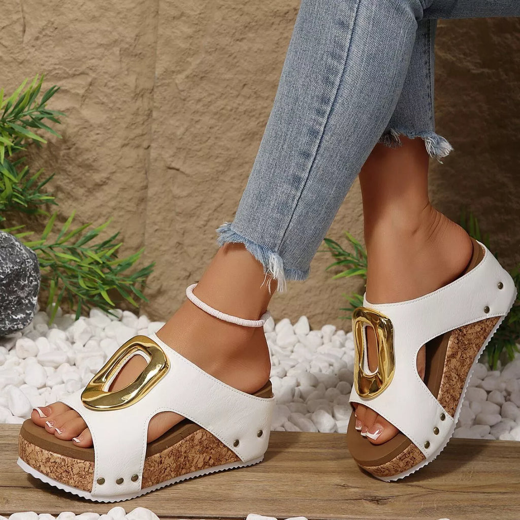 Open Toe Wedge Sandals