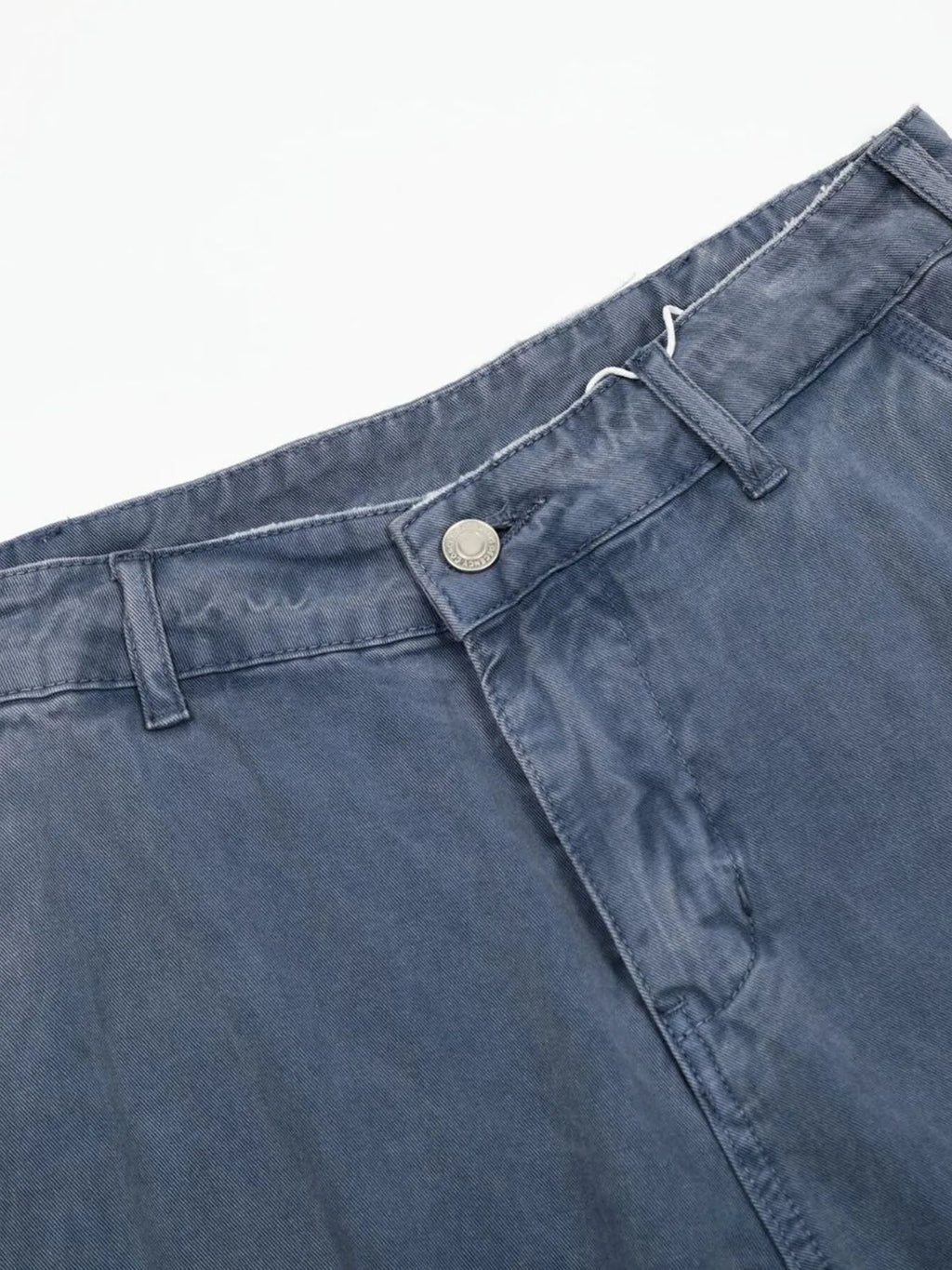 Men's Wide-Leg Cargo Jeans with Side Pockets