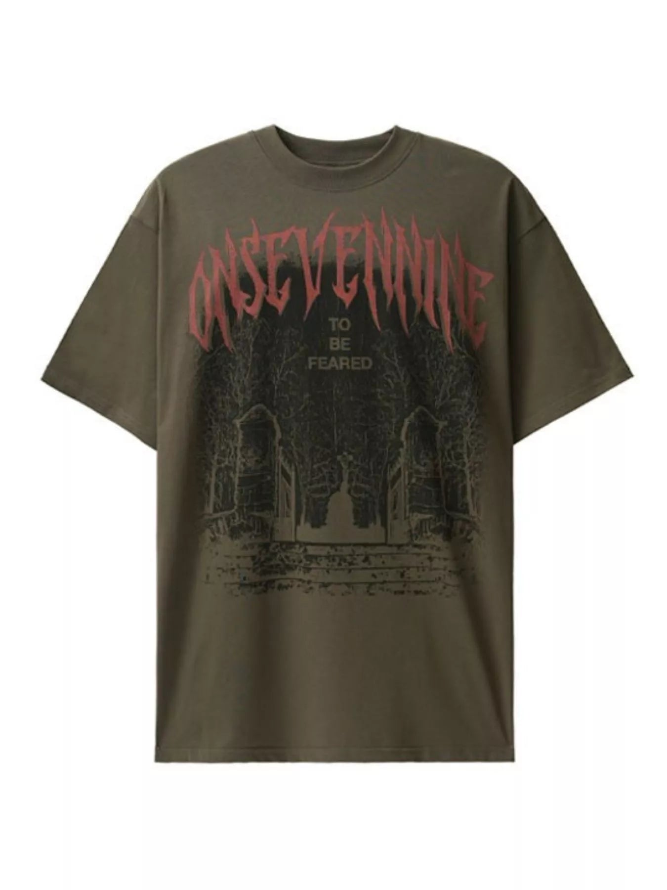 Men's Graphic Round Neck Short Sleeve T-Shirt