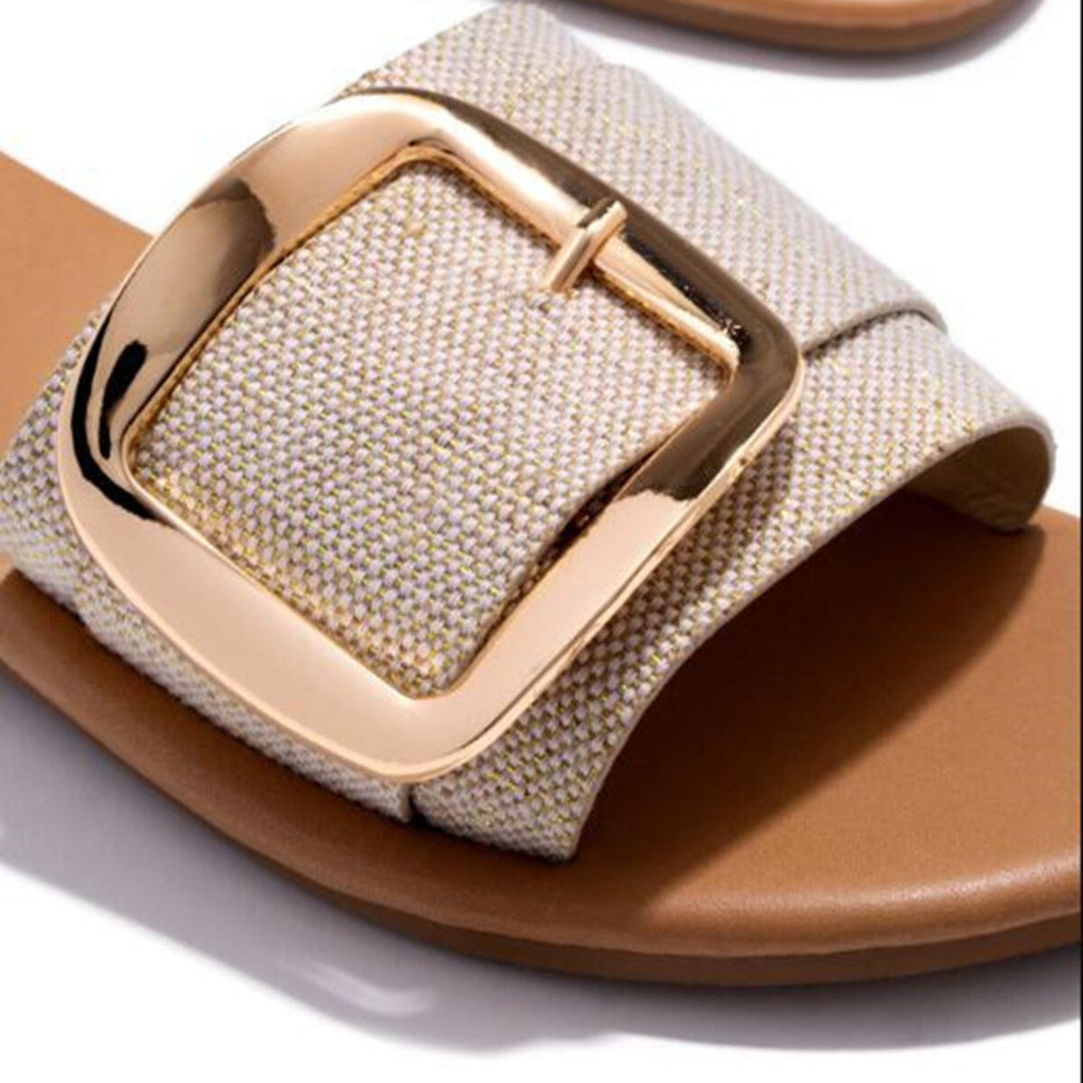 Open Toe Buckle Sandals
