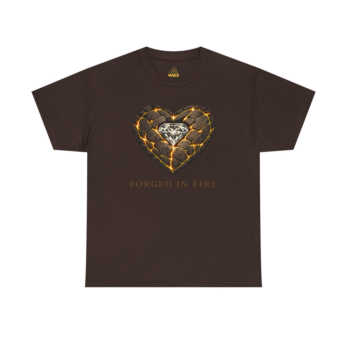 Forged In Fire – Diamond Heart Resilience Graphic Tee