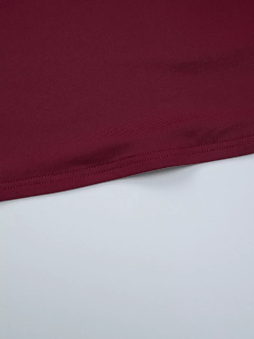 Sweetheart Neck Lace Trim Tie-Front T-Shirt