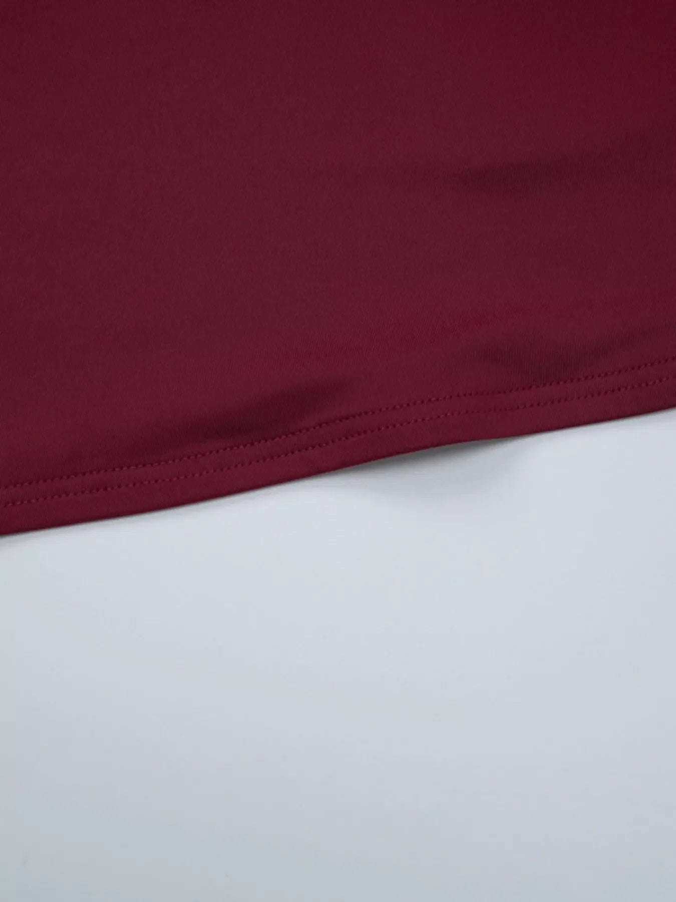 Sweetheart Neck Lace Trim Tie-Front T-Shirt