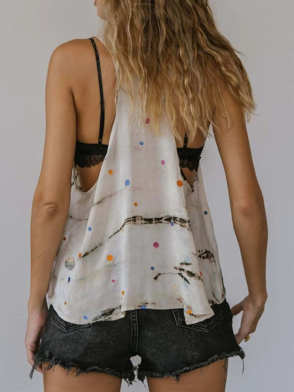 Printed Scoop Neck Tank