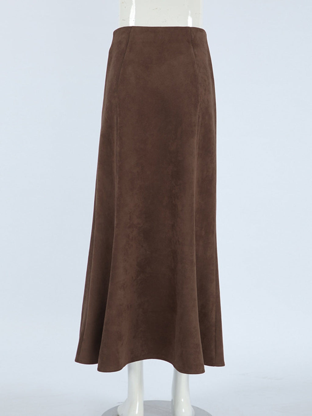 Suede Midi Skirt